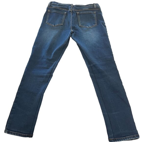 Wonder Nation Jeans Girls 10/12 Jeggings Denim Blue Skinny Straight Leg - Picture 2 of 8